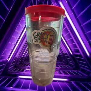 Tervis Crazy Sista Cup No Straw 24oz with‎ Red Lid (4149)